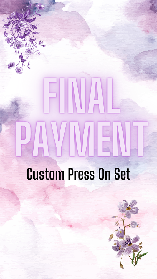 FINAL PAYMENT w/ SHIPPING- CUSTOM ORDER